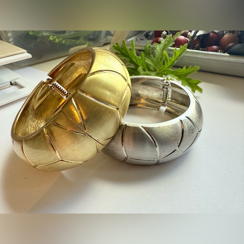 ❤️‍🔥3/10$ Gold and Silver Chunky Bracelets